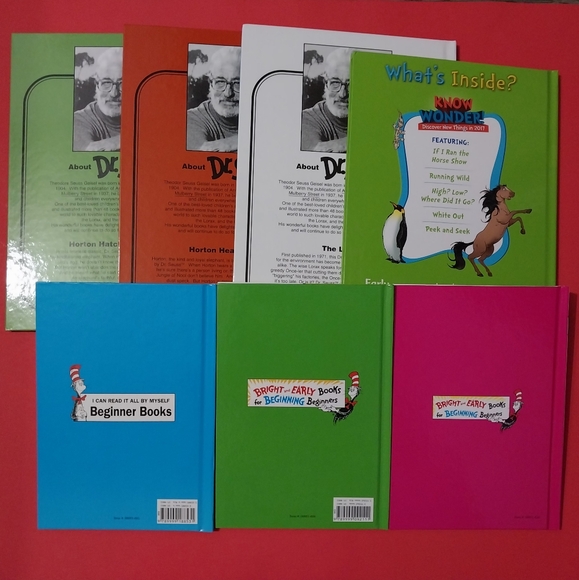 Dr. Seuss The Cat in the Hat Children Book People House Learn Reading Berenstain - Picture 2 of 2